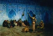 unknow artist Arab or Arabic people and life. Orientalism oil paintings 72 oil on canvas